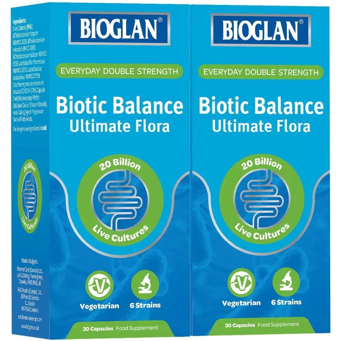 Bioglan Biotic Balance Ultimate Flora, 2 X 30 Capsules