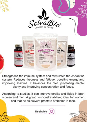 Organic Red Maca Root Gelatinized Powder, Soil Association Certified, 250G from the High Peruvian Mountains.