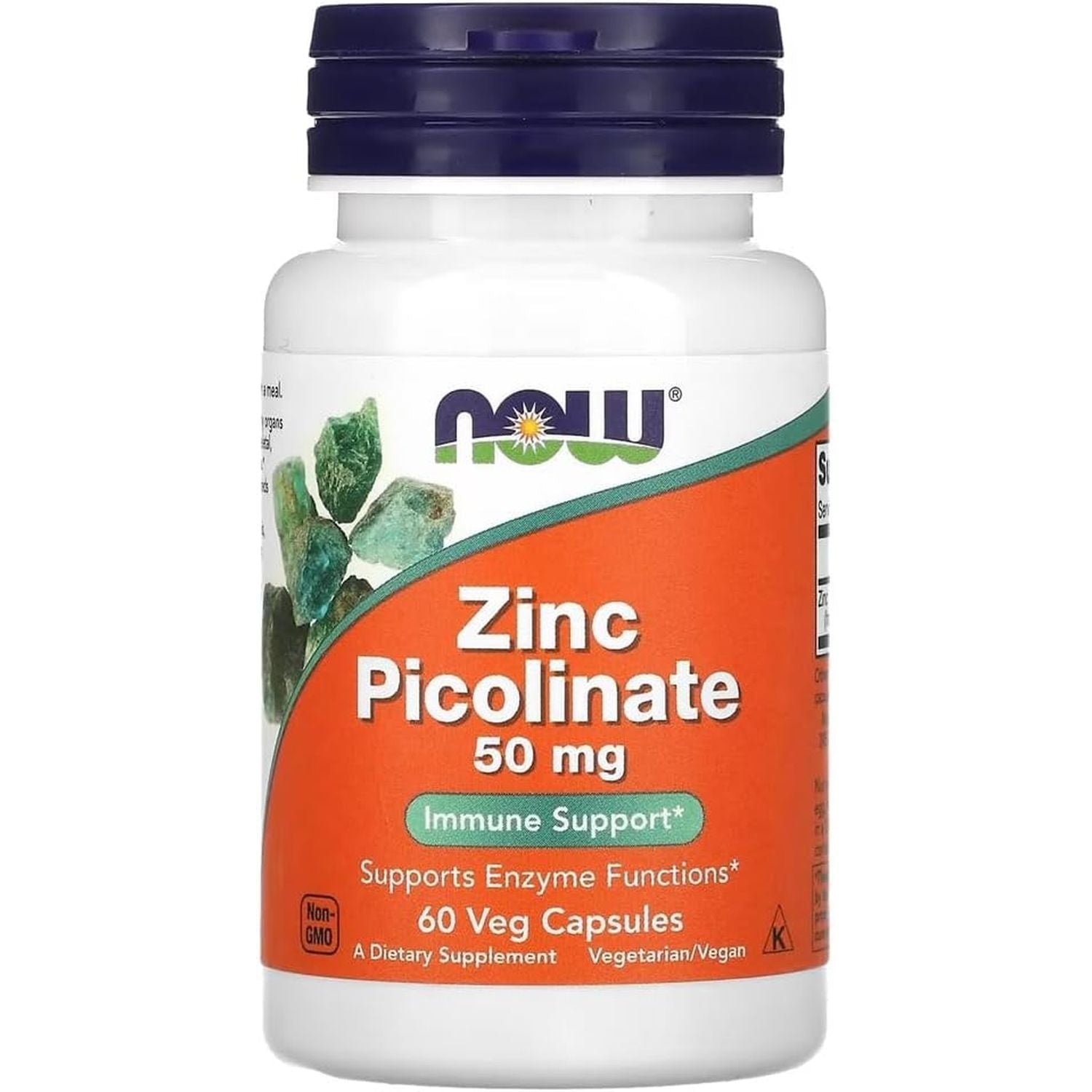 Now Foods – Zinc Picolinate 50Mg | Supports Immune and Skin Health – 60 Veg Capsules