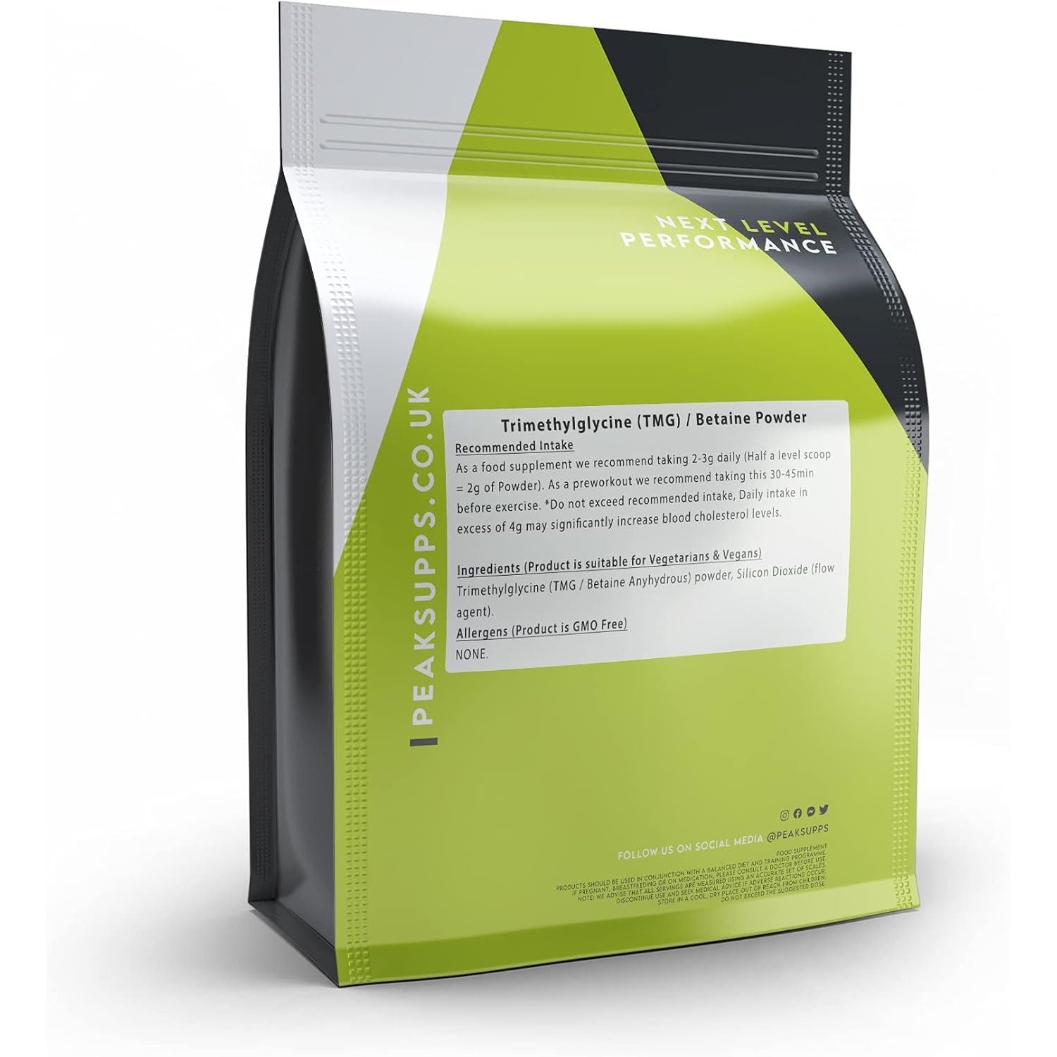 Betaine Anhydrous 500G | Trimethylglycine Powder | TMG High Strength