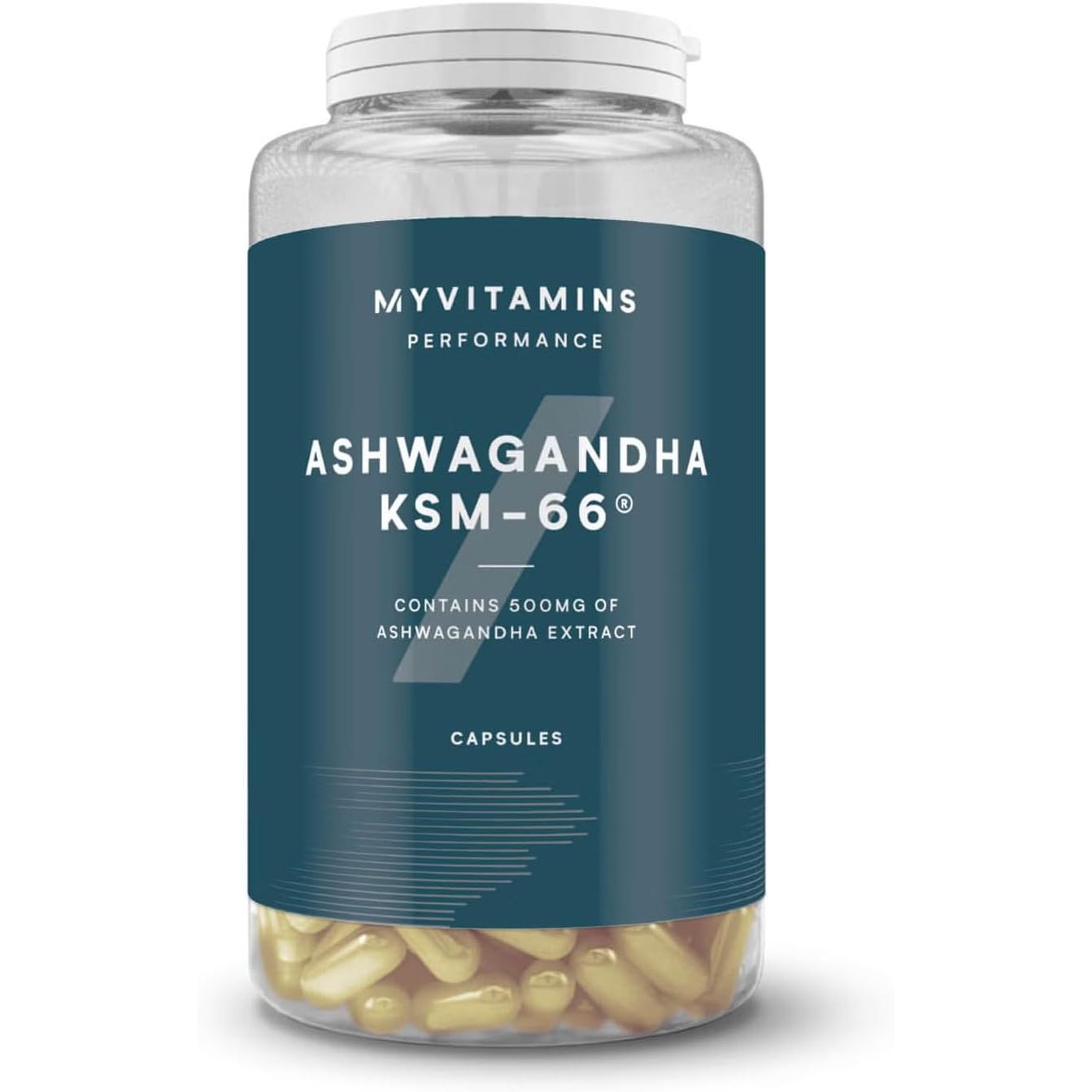 Myprotein Ashwagandha KSM66 Capsules, Full-Spectrum Root Extract, High Potency, Natural Stress Relief, Enhanced Mood, Immune Support, Non-Gmo, Vegan - 90 Capsules