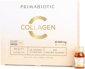 Primabiotic - Collagen Pack 30 Bottles 30 Ml - High Collagen Content [10,000 Mg] -Hydrolyzed - 900 Ml - Absorption 95%