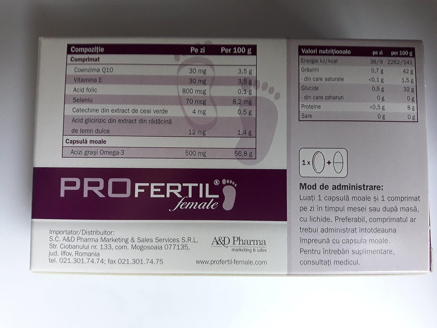 Profertil Female Preparation for Women with Desire for Children 56CAPS