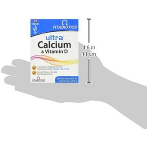 Calcium and Vitamin D Tablets, Vitabiotics Ultra (Pack of 1)