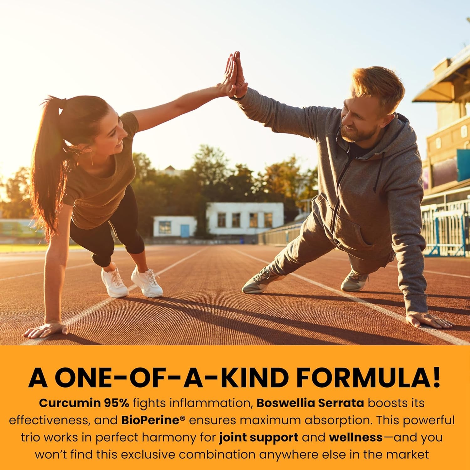 Curcumin Supreme Trio with Curcumin 95% Boswellia Serrata & Bioperine – High-Strength for Joint, Inflammation, and Immune Support – Vegan Capsules – Premium Absorption Formula