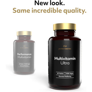 Protein Works - Multivitamin Ultra | 26 Key Vitamins & Minerals | Promotes Health & Wellbeing | 60 Tablets