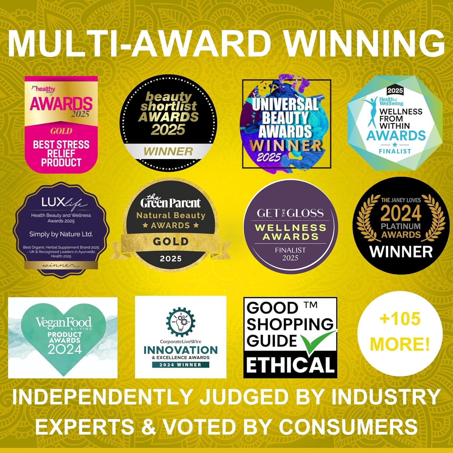 Holy Basil Capsules - Organic Vitamin B6 Capsules | Tulsi Capsules | Soil Association Certified Organic Holy Basil Extract 15:1 | High Strength 2.5% Ursolic Acid | 60 Easy Swallow Tulsi Powder Pills