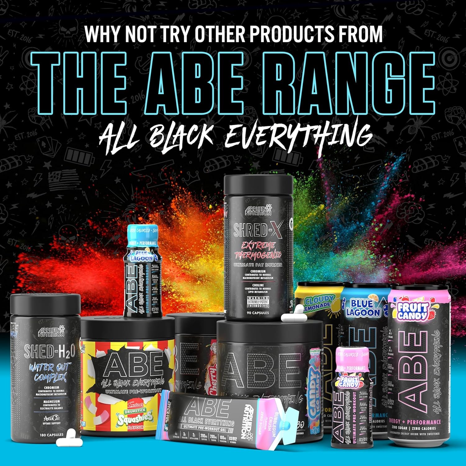 Applied Nutrition Shed H20 Water Out - ABE All Black Everything Water Out Complex, Help to Shed Excess Water, Perfect for Bodybuilding Athletes, 180 Capsules - 30 Servings