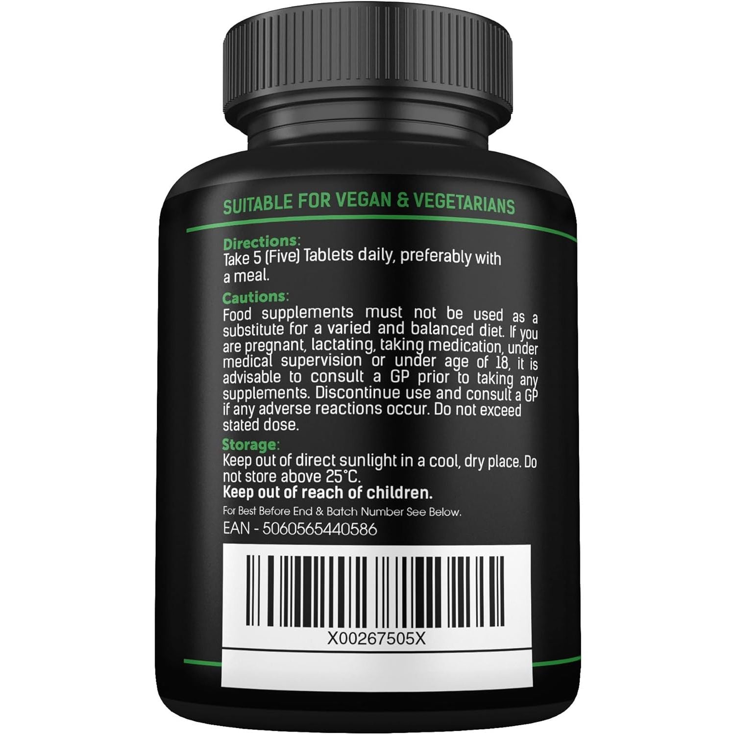 Organic Chlorella and Spirulina - 2500Mg - 300 Tablets - Broken Cell Wall - Pure Formula Supplement with No Additives