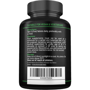 Organic Chlorella and Spirulina - 2500Mg - 300 Tablets - Broken Cell Wall - Pure Formula Supplement with No Additives