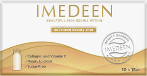 Imedeen Advanced Beauty Collagen Shot - Collagen, Beauty & Skin Supplement - 10 X 15Ml Shots - Contains 2500Mg of Collagen and Vitamin C - Collagen Supplements for Women