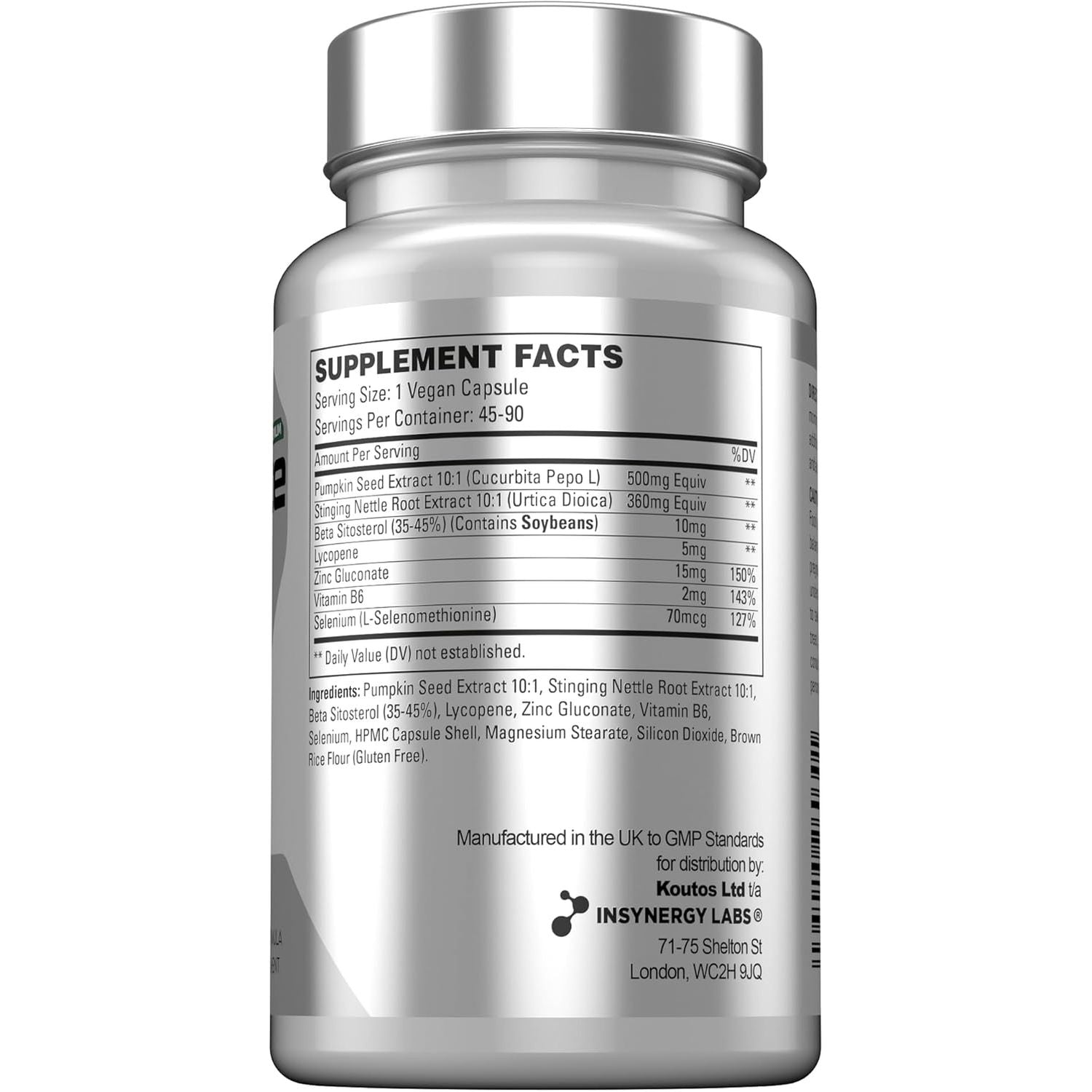 Ultra Premium Prostate Supplement - Prostate Pro, Prostate Supplements for Men | Stinging Nettle, Beta Sitosterol, Lycopene 90 Vegan Capsules Prostate Support