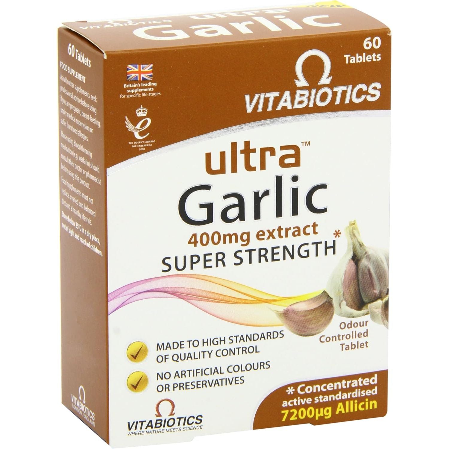 Ultra Garlic Tablets - Pack of 60 Tablets