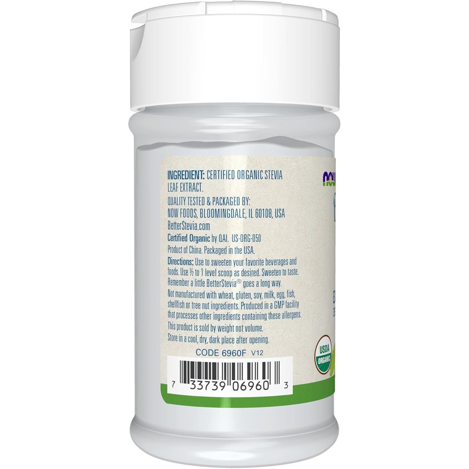 NOW Foods Stevia White Extract Powder, 1 Ounces by Now Foods