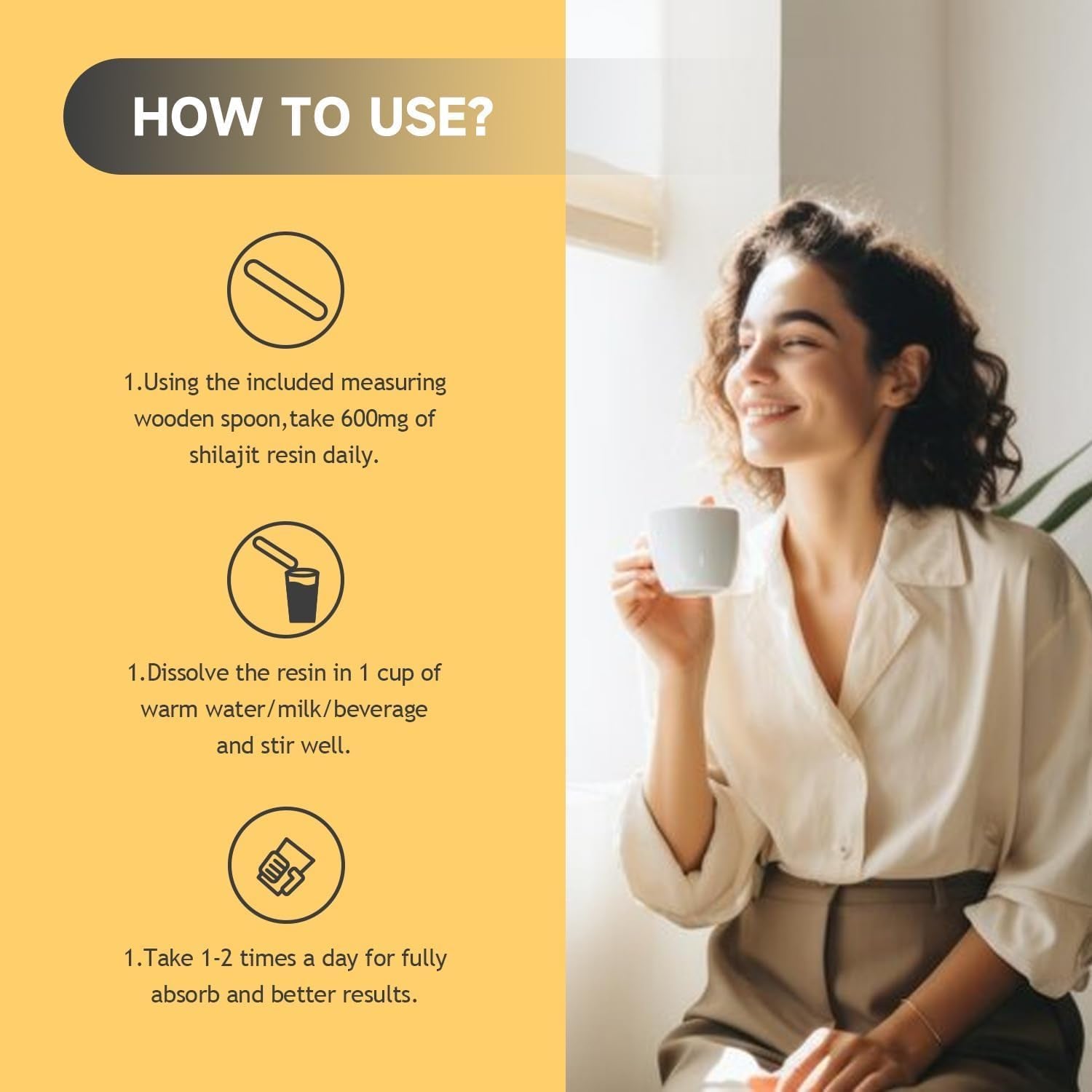 Pure Shilajit Himalayan Resin, Gold Seal Pure Shilajit Enriched with Acid Fulvic, Essential Minerals and 85+ Trace Elements to Boost Energy and Immunity, 50G in a Box of 2.