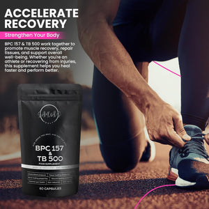 BPC 157 and TB 500 Capsules - Actually Contains Extreme Levels of BPC 157 and TB 500 - a Truely Breathtaking Breakthrough in Injury Recovery and Growth - 1000Mcg of Peptides