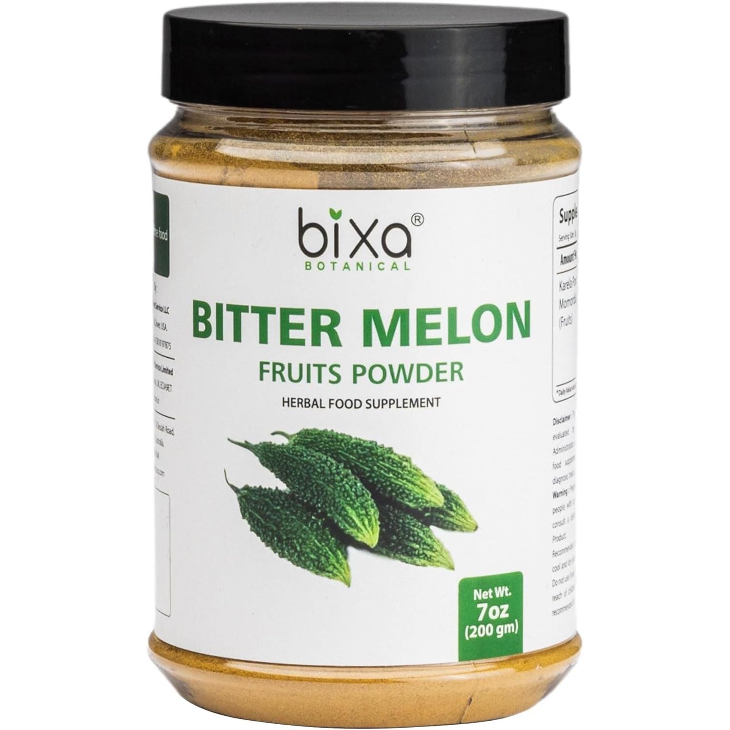 Bitter Melon Powder (Momordica Charantia / Karela Fruit Powder) | Ayurvedic Herb for Blood Sugar Control & Improves Liver Function | Herbal Supplement for Skin and Stomach (7Oz/200G)