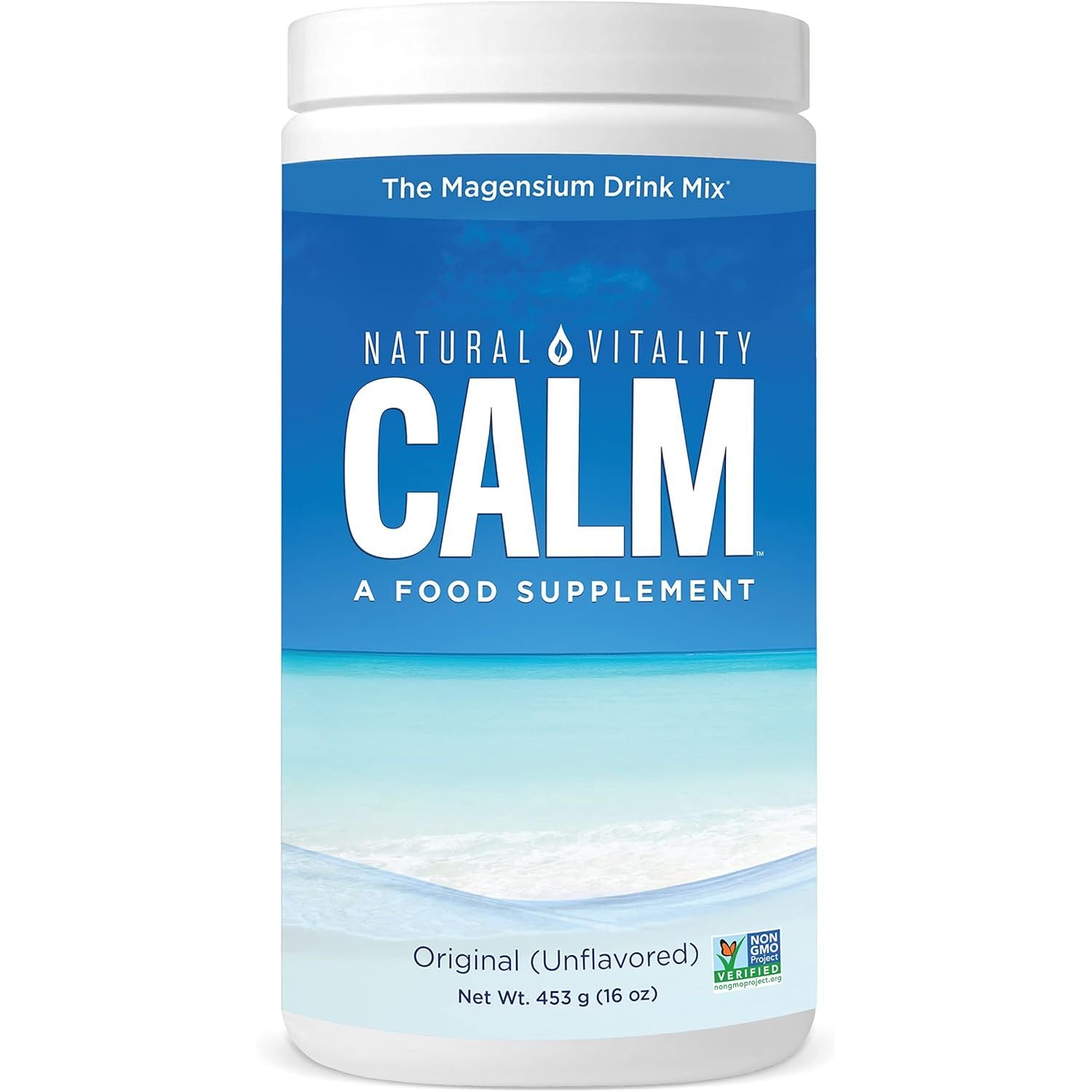 Natural Vitality Natural Calm - RLS - Restless Legs - Relaxation - Stress - Muscle Cramps - Tension - Unwind - Amazing Taste - Unflavored - 453 Grams