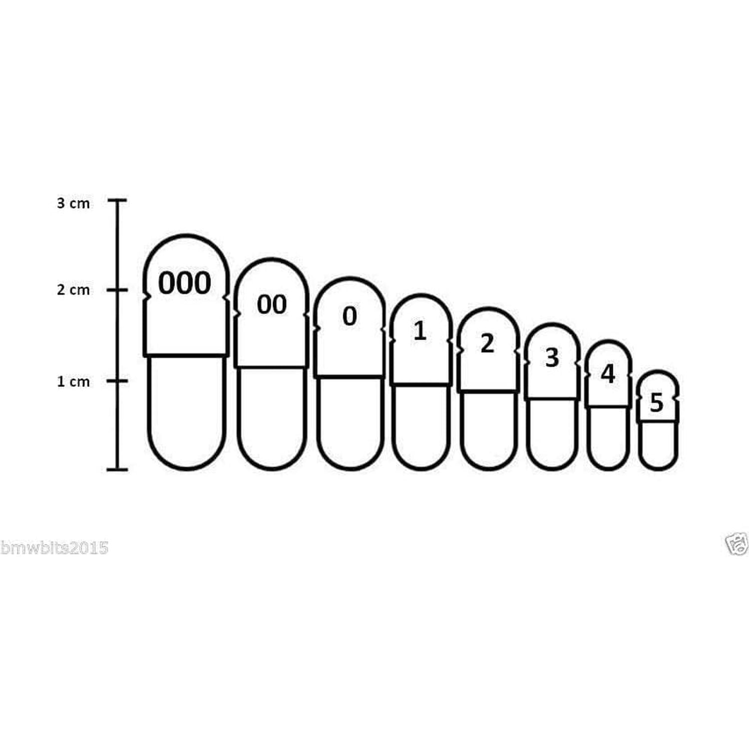 Gelatincapsuk 1000 Extra Large Size 000 Clear Empty Gelatin Capsules Gelatine Hard Pill Cases Self Fill