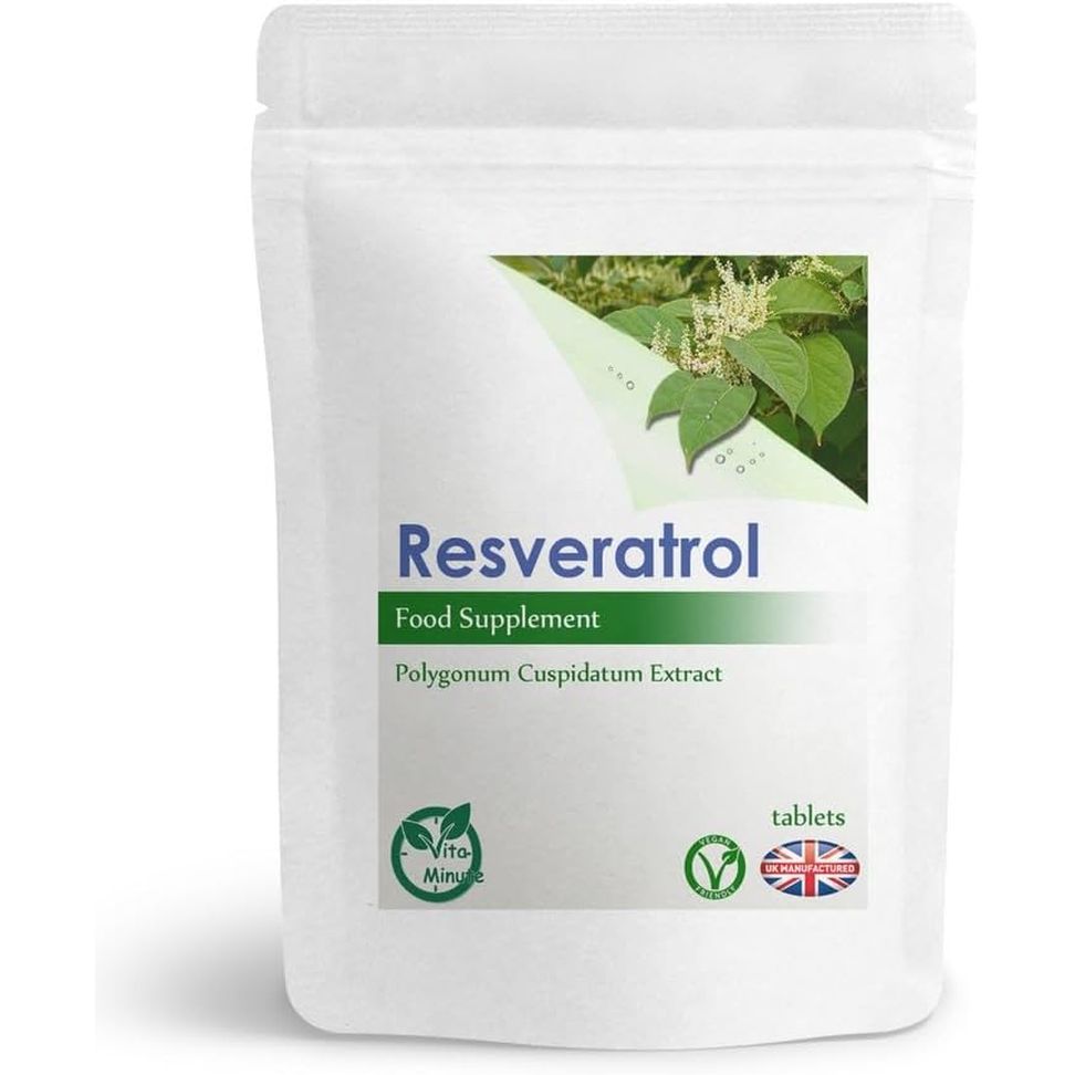 Resveratrol 1000Mg - 100 Tablets (Vegan) Japanese Knotweed, Blood Health, Cartilage, Liver Support