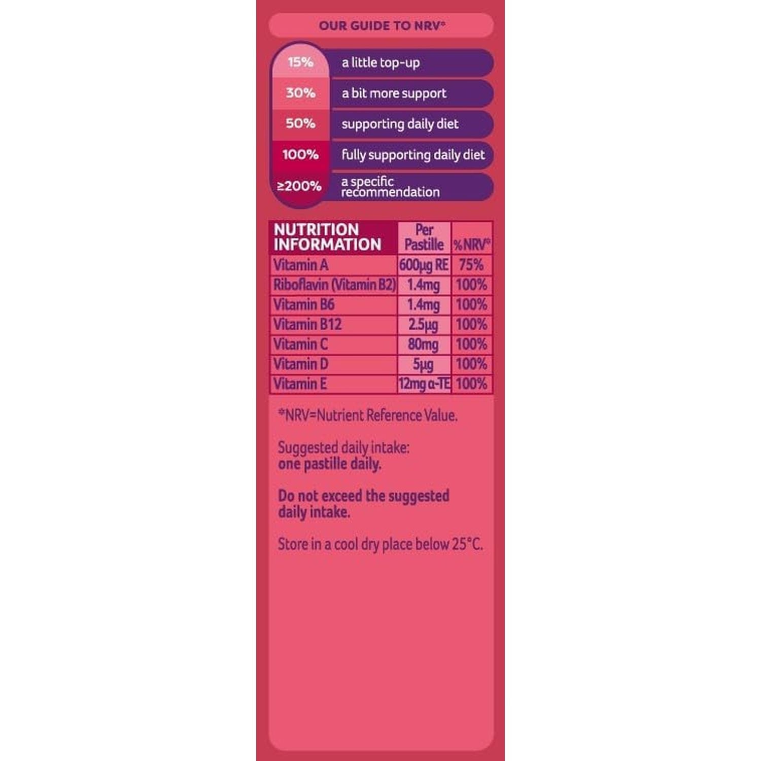 Bassetts Vitamins 12-18 Summer Berries Flavour Multivitamins 30 Gummies