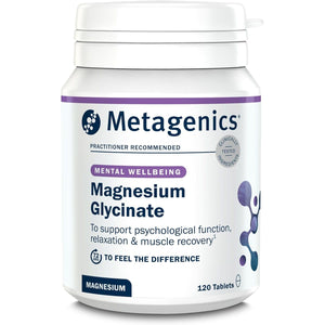 Metagenics Magnesium Glycinate 100Mg - High Strength Supplement - Sleep Support - Easily Absorbable, Gentle on Digestion - 120 Tablets
