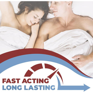 V Blue Natural Male Supplement, Fast Acting Long Lasting Performance | 100Mg, 10 Tablets | for Men | All Natural