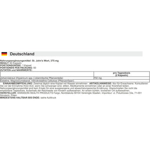 Swanson - St. John'S Wort | Herbal Support for Emotional Balance - 60 Capsules