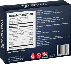 10 Tablets | Fast Action | 10 Tablets | Ginseng | Manufactured in the UK