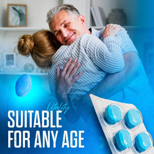 Exer on - Blue 10 Tablets for Men - 100Mg Herbal Supplement for Men - Strong Effect - Mens Health Support Tablets - Performance & Enhancement - Maca, Glycine, Korean Ginseng and Zinc