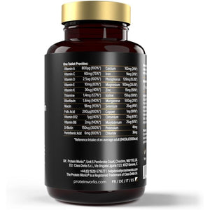 Protein Works - Multivitamin Ultra | 26 Key Vitamins & Minerals | Promotes Health & Wellbeing | 60 Tablets