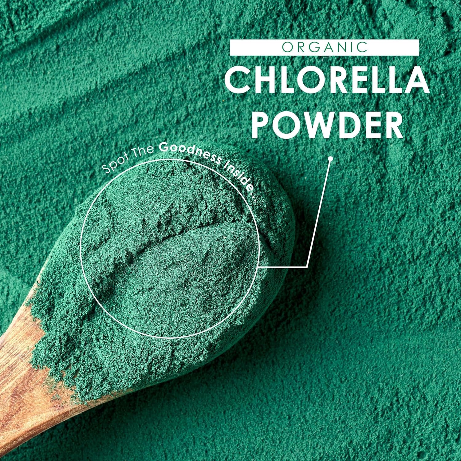 Organic Chlorella Powder 200G - Broken Cell Wall - Cold Pressed – Resealable and Recyclable Pouch by Alpha01