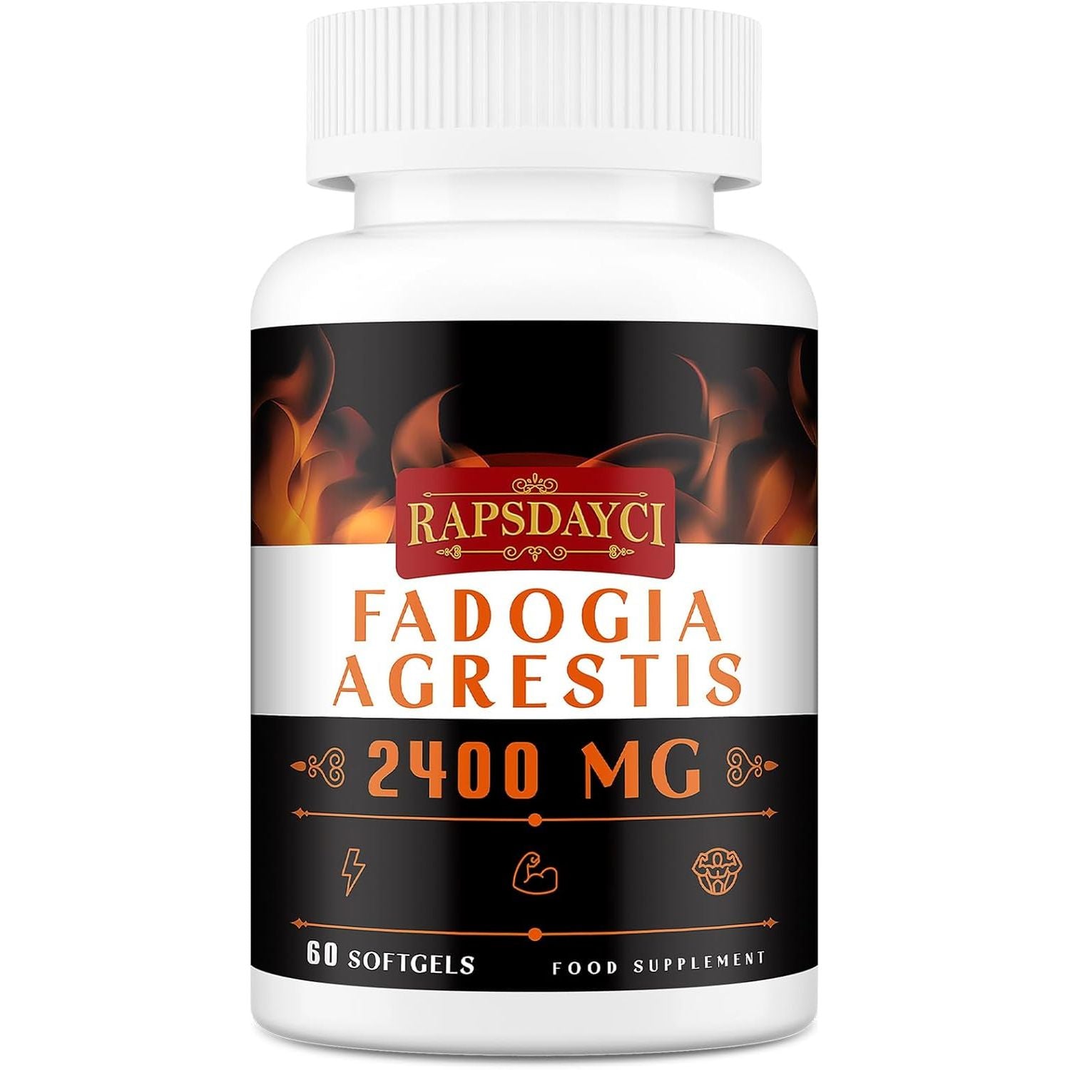 Rapsdayci Fadogia Agrestis 2400Mg per Serving High Potent 50:1 Ratio Extract Powerful Fadogia Agrestis Supplement, Stamina, Strength, Drive & Performance 60 Count (Pack of 1)