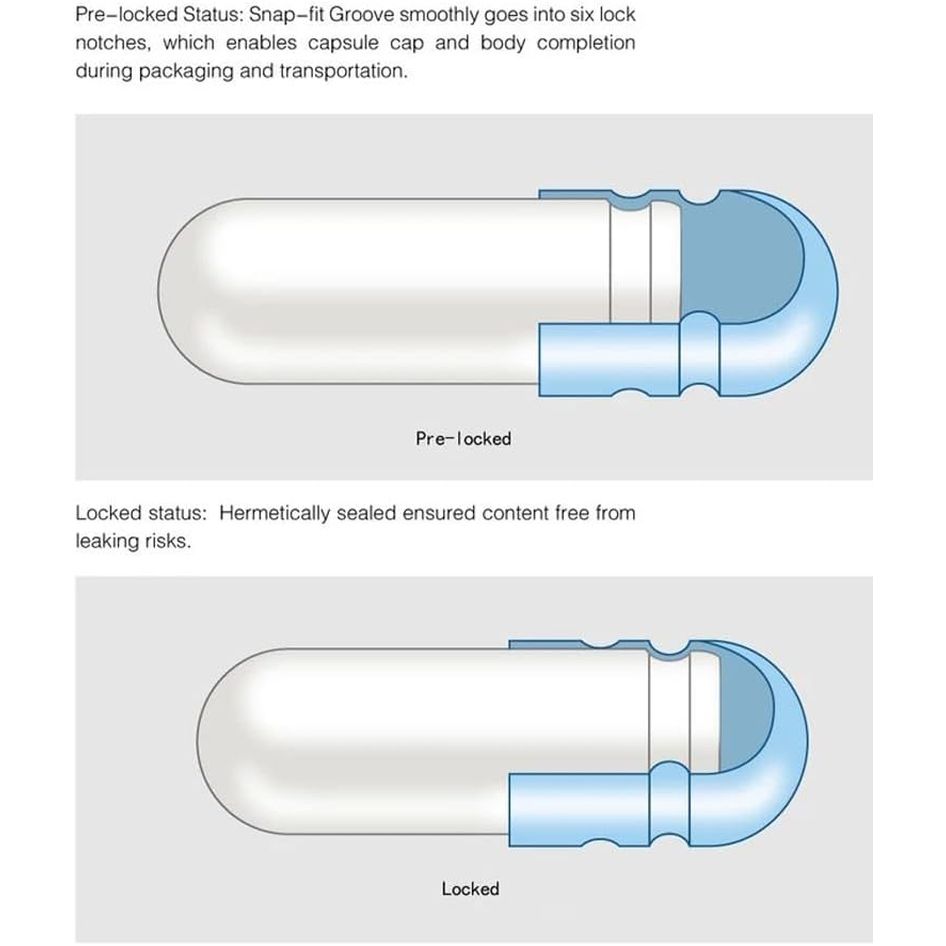 Gelatincapsuk 1000 Extra Large Size 000 Clear Empty Gelatin Capsules Gelatine Hard Pill Cases Self Fill