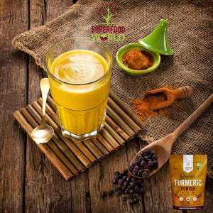Organic Turmeric Powder | Pure and Potent anti Inflammatory and Antioxidant Turmeric Powder Superfood with Natural Curcumin | Perfect for Cooking, Smoothies & Golden Milk | Vegan Friendly 300G