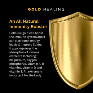 GOLD HEALING True COLLOIDAL Gold 500Ml - 99.99% 24Ct Pure Gold, Superior Concentration, High 60Ppm Made in the UK