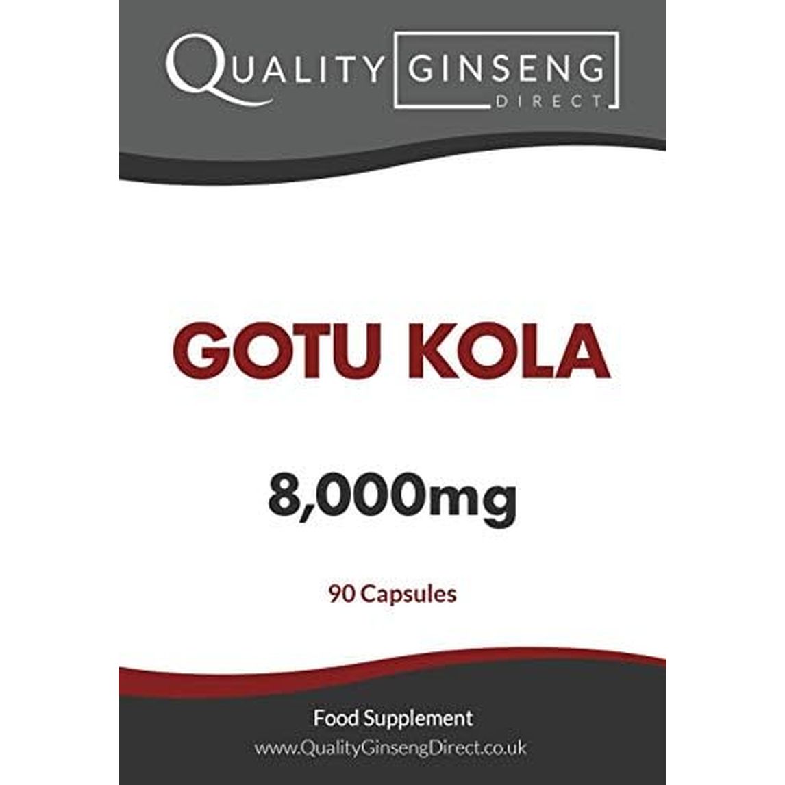 GOTU KOLA - 8,000Mg Capsules - Powerful Formula (90 Capsules)