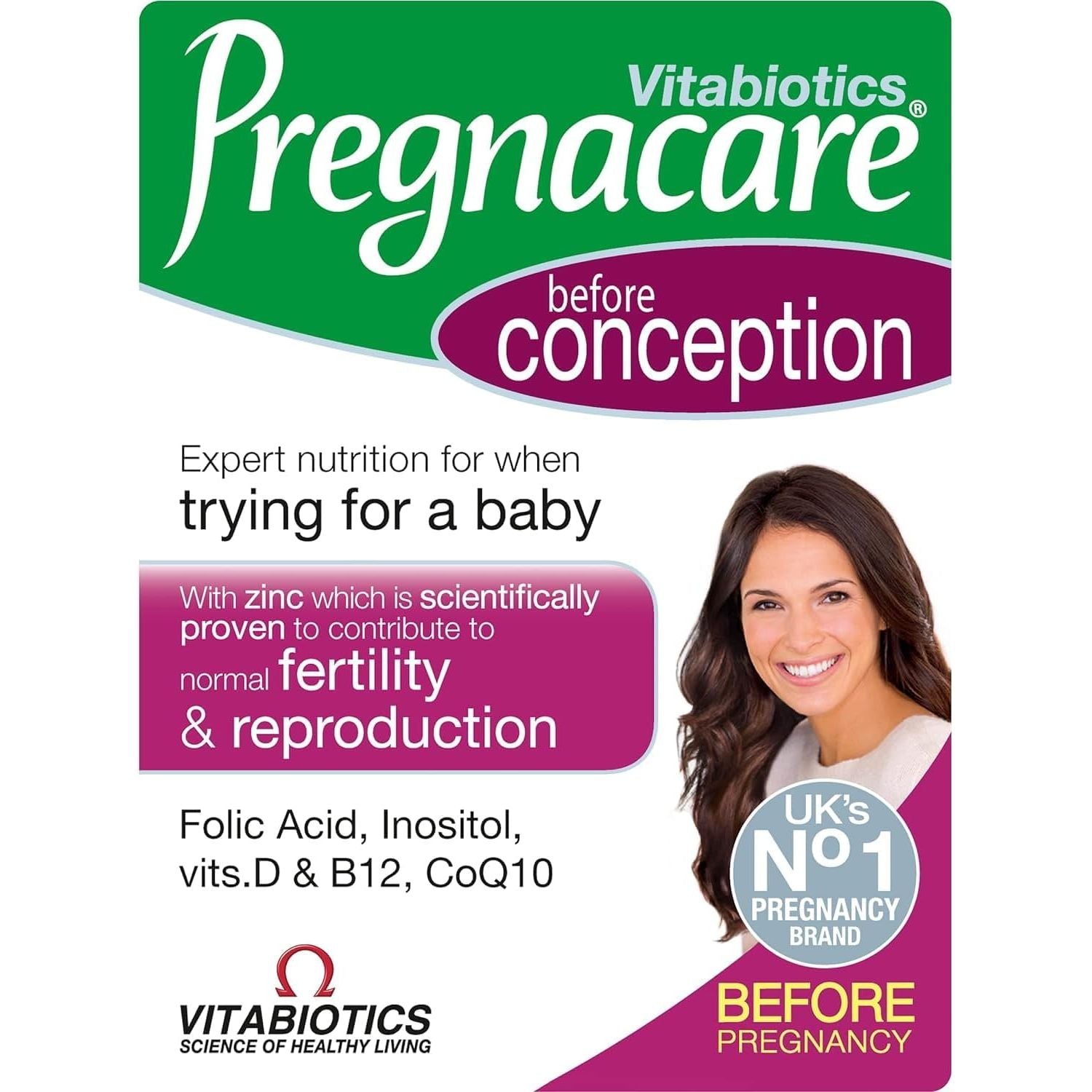 Pregnacare Conception, Support during Conception, for Women