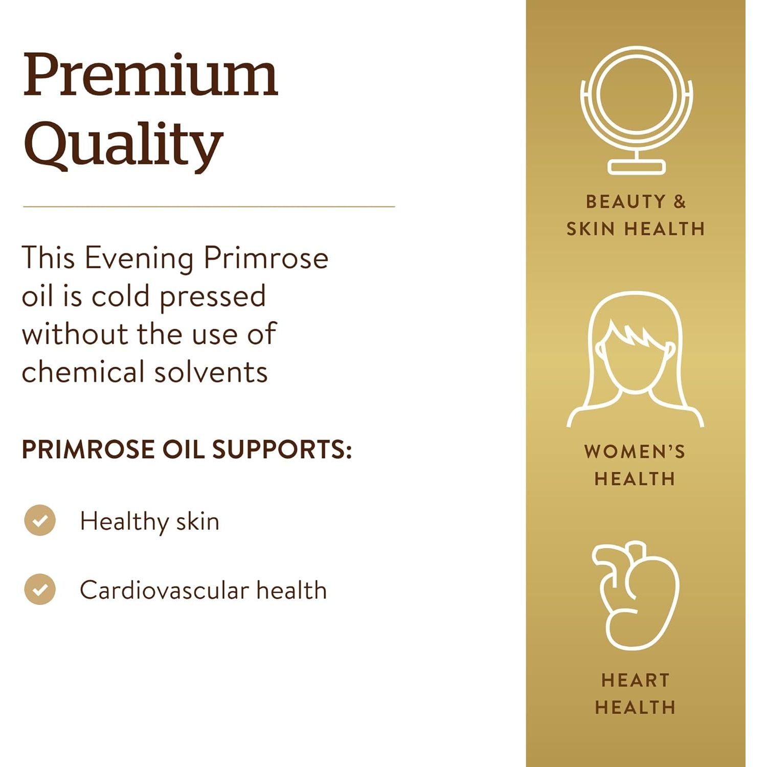 Solgar Evening Primrose Oil 500 Mg Softgels - 180 Softgels