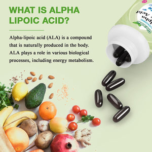 Alpha Lipoic Acid 1500Mg, Liposomal High Absorption ALA Supplement, 4-In-1 Formula with Acetyl-L-Carnitine, Ubiquinol & Vitamin E, Powerful Energy Support, 60 Softgels