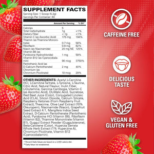 Ehplabs Oxyshred Non-Stimulant Shredding Supplement - Promotes Shredding, Energy Booster, Pre-Workout, Mood Booster - Strawberry Sunrise, 60 Servings