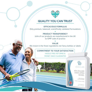 Green Lipped Mussel 500Mg 90 Capsules – Sustainably Sourced from Pure New Zealand Waters, Extracted Using CO2 for Maximum Lipid Retention