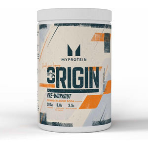 Myprotein Origin Pre-Workout Power with Beta Alanine and Caffeine, Orange and Mango, 600 G