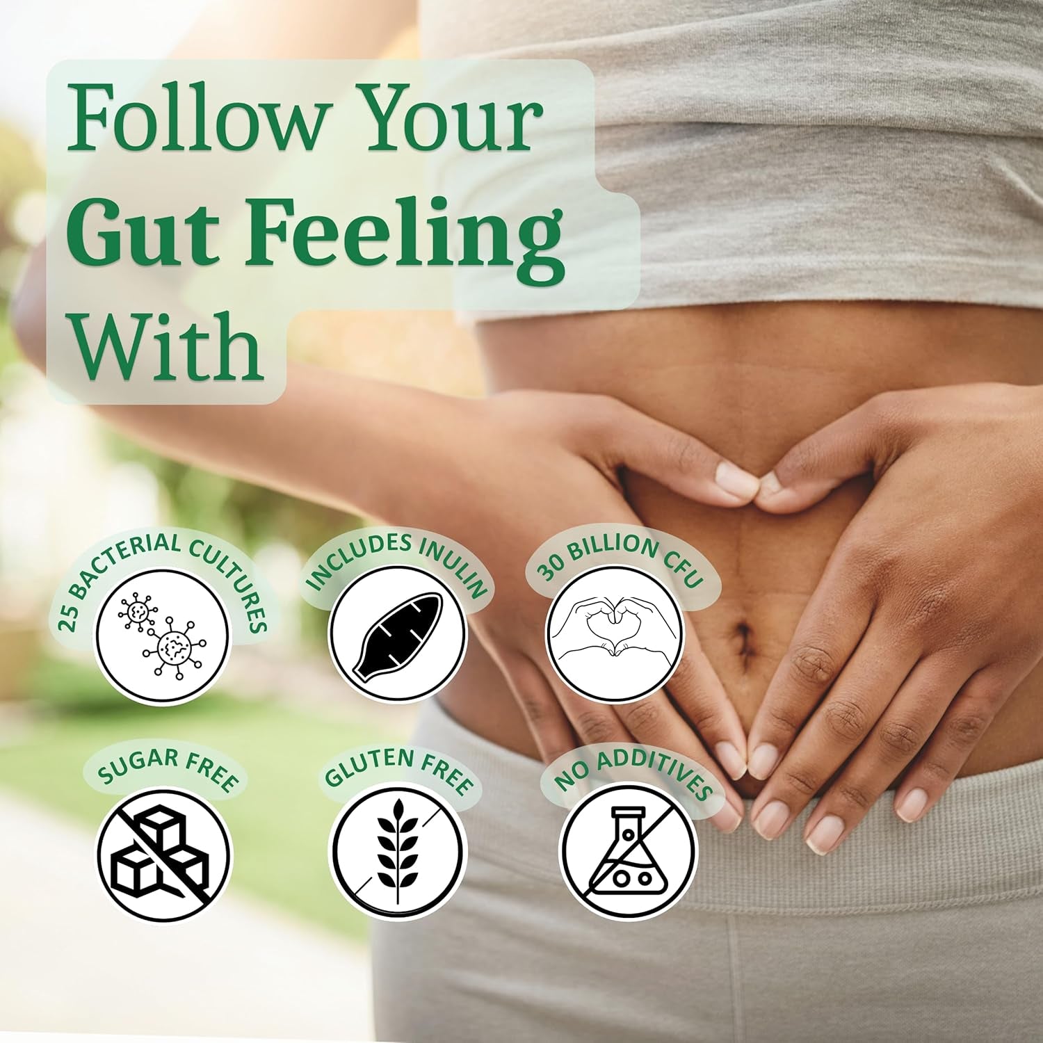 Raibu Probiotics for Gut Health - Probiotics & Prebiotics - 25 Bacterial Cultures - 180 Enteric Coated Capsules - 60 Billion CFU - Lactobacillus Acidophilus & Bifidobacterium - No Additives & Vegan