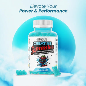 Creatine Monohydrate Gummies 5000Mg - Workout Gym Supplement - 60 Creatine Gummies