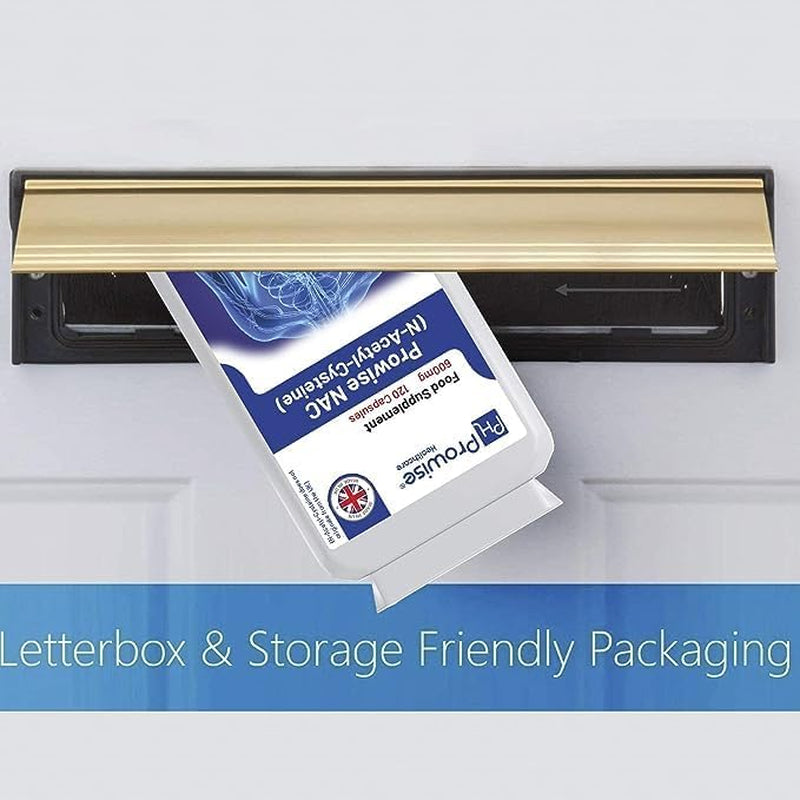 NAC N-Acetyl-Cysteine 600Mg | 120 Capsules of Nac N-Acetyl-Cysteine | Vegan N-Acetyl-Cysteine Nutritional Supplements | High Bioavailability & No Fillers | UK Manufactured by Prowise Healthcare