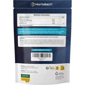 5HTP Supplement High Strength | 180 Vegan Tablets | 6 Month Supply - One a Day | from Griffonia Seed Extract | with Vitamin B5 | by Horbaach
