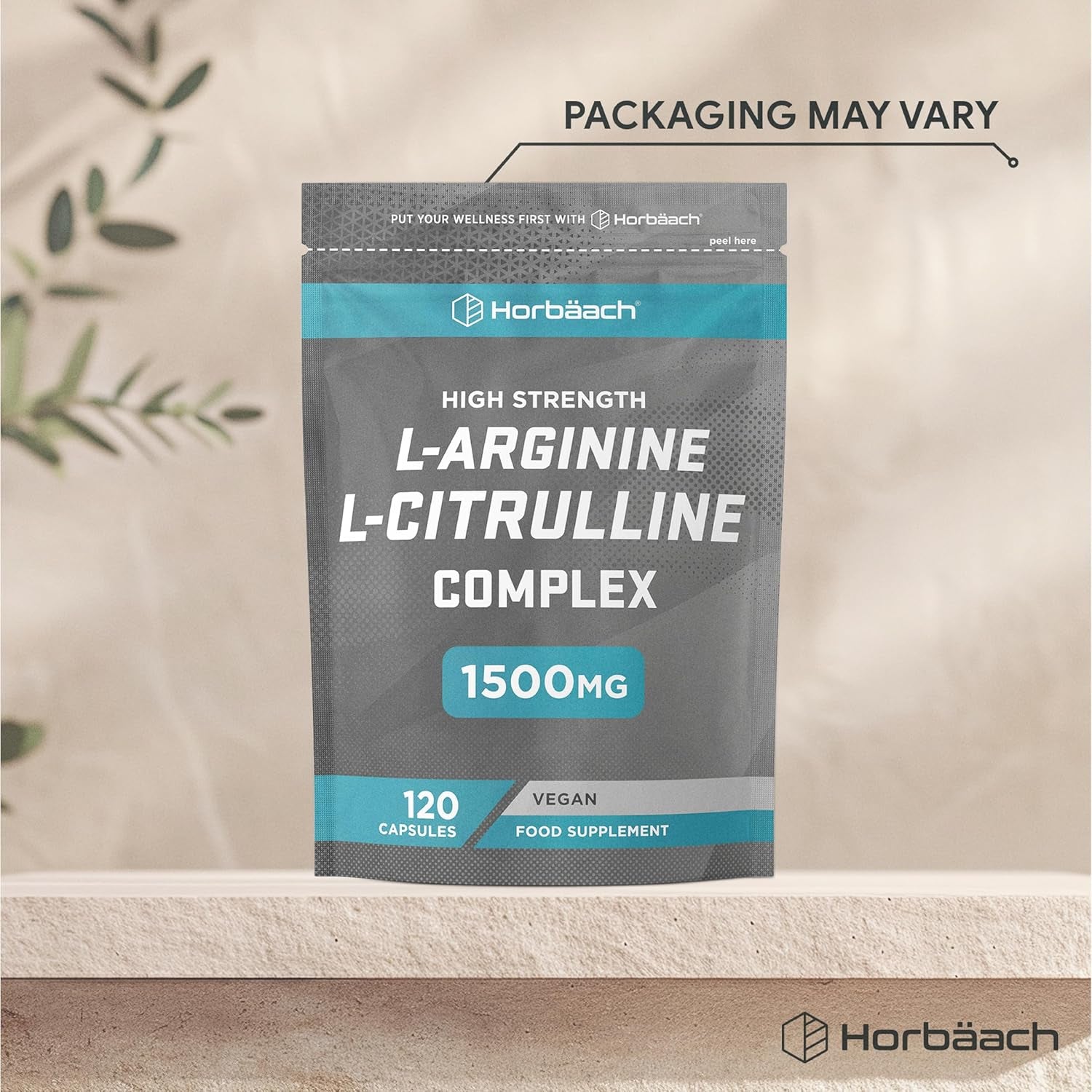 L Arginine and L Citrulline 1500Mg Capsules | 120 Count | Amino Acids | Supplements for Men and Women | Suitable for Vegans & Vegeterians | by Horbaach
