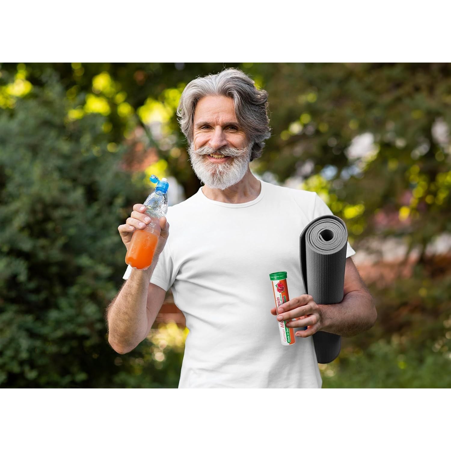 German Multivitamin + Mineralien Drink Effervescent Tablets 60 Servings Pomegranate Flavour – 10 Vitamins + 2 Minerals – Made in Germany