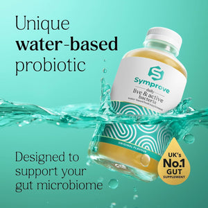 Symprove Daily Probiotic Drink, Original, 10 Billion Cfus, 4 Clinically Studied Strains, Gut & Immune Support, Water-Based, Vegan, Dairy & Gluten Free, (Pack of 1 X 500Ml)
